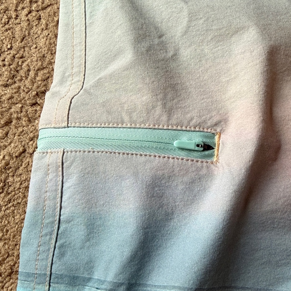 Vineyard Vines x Jeep Coral Drawstring Pastel Sunset Swim Shorts - Picture 6 of 9